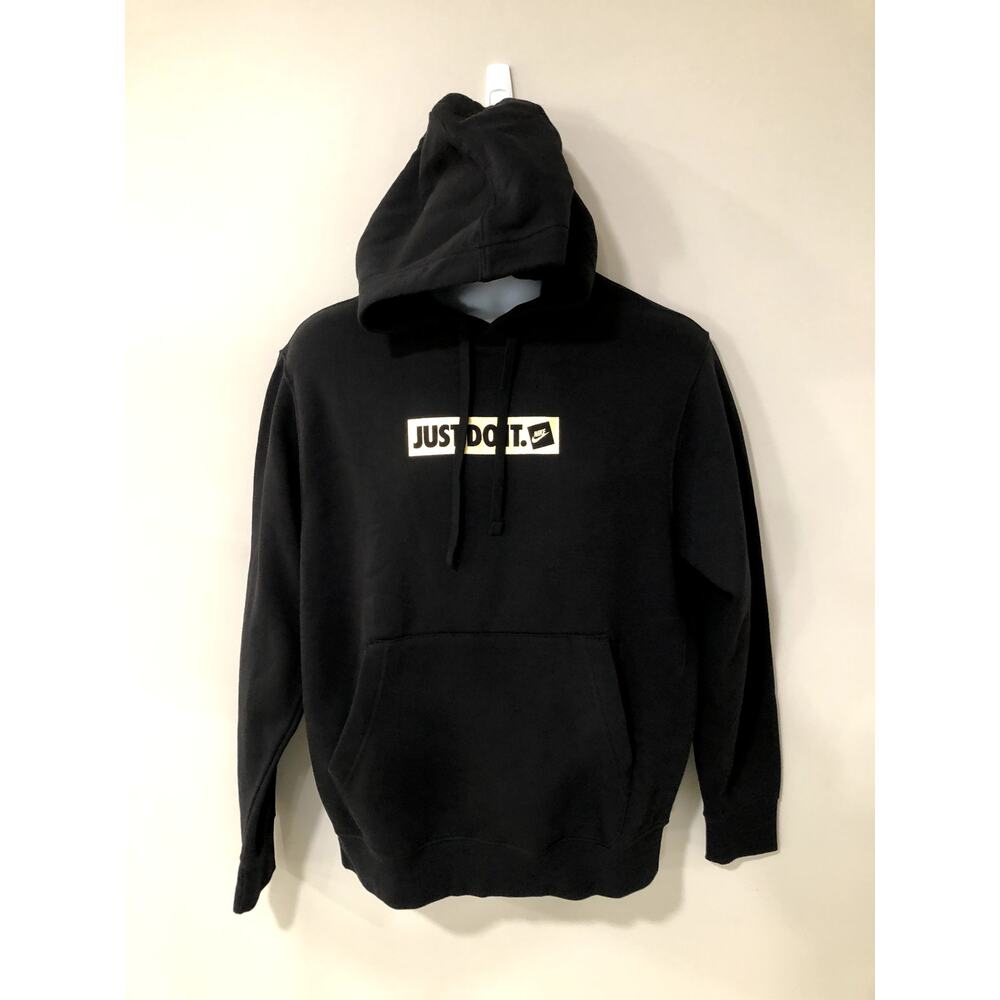 Nike Men's Just Do It Hoodie Black Size Small
